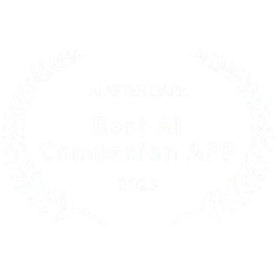 Badge d'or AI After Dark : Meilleure appli compagnon IA 2025